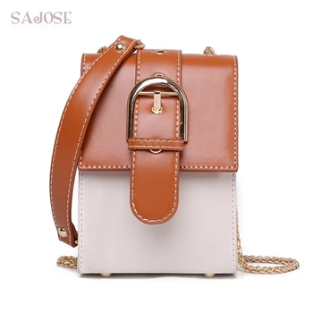 

Mobile Phone Mini Bags Small Clutches Shoulder Bag Panelled Leather Women Handbag Clutch Purse Handbag Flap Small Change Purse