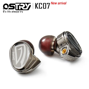 

OSTRY KC07 balanced armature + EBT dynamic Technology HIFI In-ear Earphones IEM With MMCX Detachable Cable