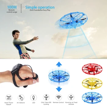 

ZFRC-F66 Smart Remote Control Intelligent Floating UFO Drone Gesture Sensor Aircraft Artificial Intelligence Induction Smart