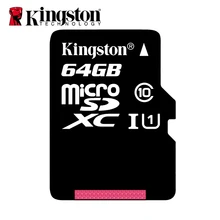 Kingston tarjeta Micro SD de Clase 10 de 16GB 32GB 64GB 128GB tarjeta de memoria de 8GB C10 tarjeta Mini SD C4 8GB SDHC SDXC tarjeta TF para el teléfono inteligente