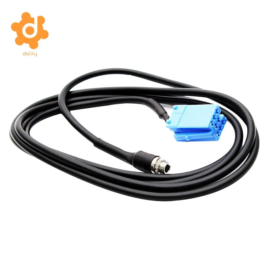 Car Mini ISO 8 Pin Aux Cable Lead Wire Adapter for VW AUDI Blaupunkt Radio