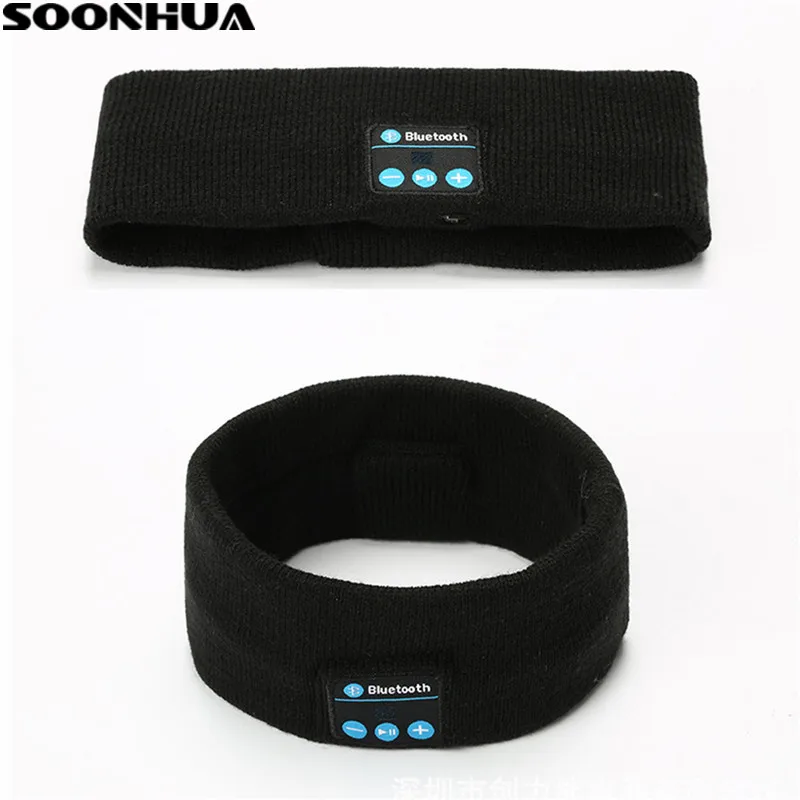 

SOONHUA Wireless Bluetooth Music Headband Sweat-absorbent Sports Headband HI-FI Stereo Earpiece For Running Yoga Gym Sleep