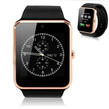 2016 New Wearable Devices reloj inteligente GT08 Smart Watch Android Support SIM Card Smartwatch for Android