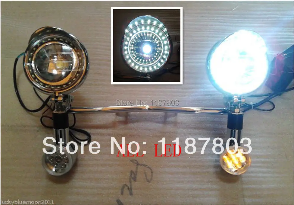 Chrome Light Bar для Honda Shadow