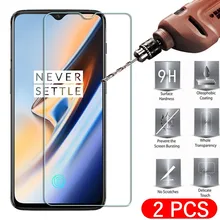 2 pcs/Lot 9H verre trempé pour OnePlus 7 6T 6 5T 3T 5 3 One Plus 1 + Film protecteur d'écran antidéflagrant(China)