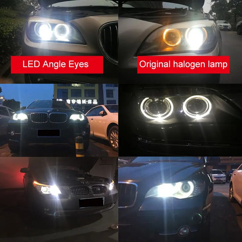 Angel eyes LED ampoules H8 LUXE V7 BMW E87 E92 E60 E84 E70 E71 E89