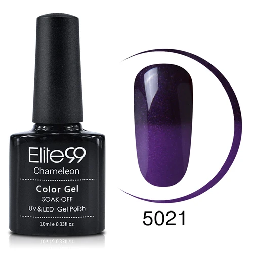 Elite99 Гель-лак для ногтей, меняющий температуру, 100 цветов, Термальный, меняющий цвет,, УФ/светодиодный лак, 10 мл - Цвет: TC5021