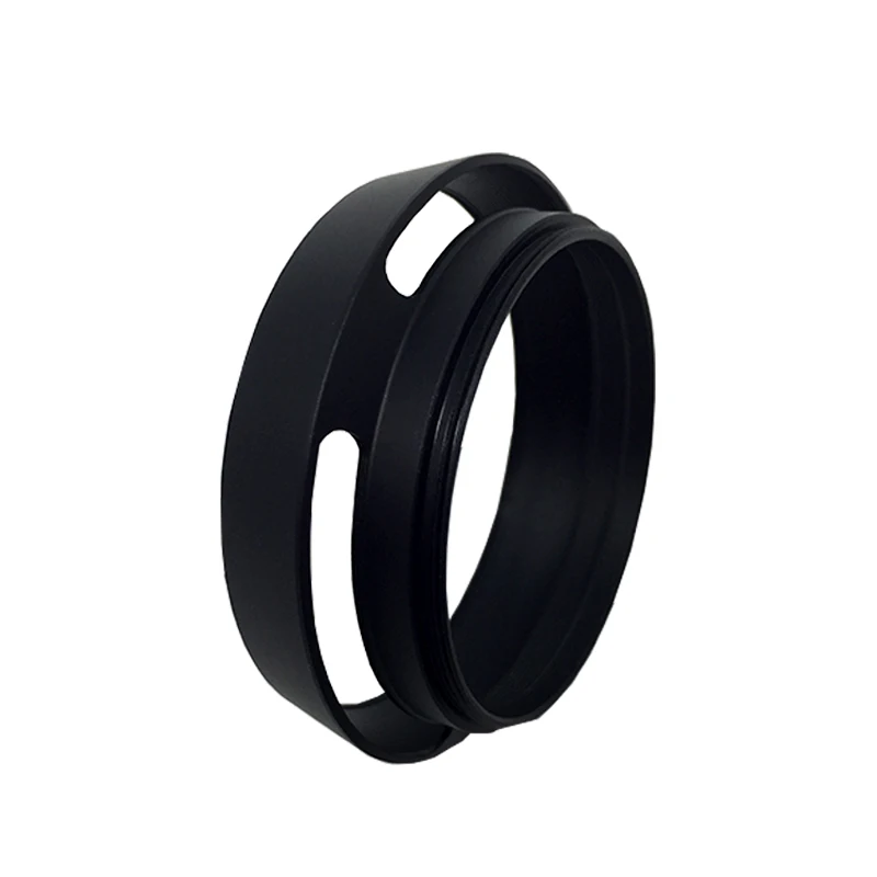Metal Vented Lens Hood camera lens hood 37mm 39mm 40.5mm 43mm 46mm Screw-in For Leica Canon Nikon Sony Olympus DLSR