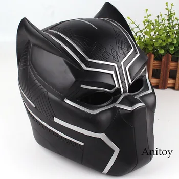 

Marvel Comics Marvel Black Panther Action Figure Figurine Panther Helmet for Cosplay Toys 21cm