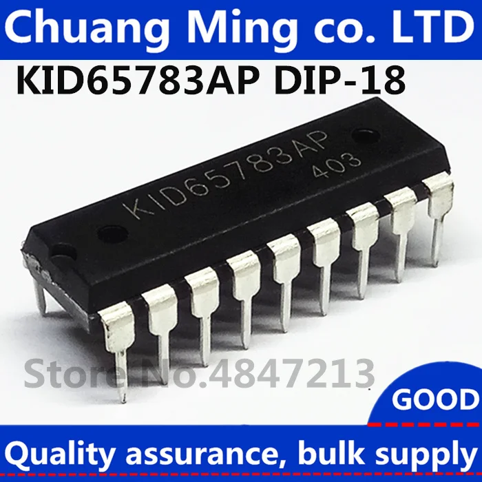 

Free Shipping 10pcs/lot KID65783AP 65783AP DIP-18