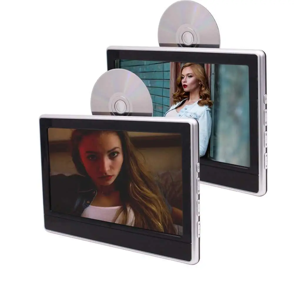 

Eincar 11.6'' Multimedia system Auto Monitor Two Car Headrest DVD 1080P Video Wide Player Ultra-thin Detachable Button HDMI Port