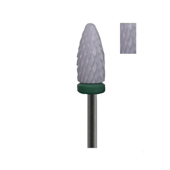 

1pcs Pink Ceramic Nail Drill Bit - Flame Bit - C