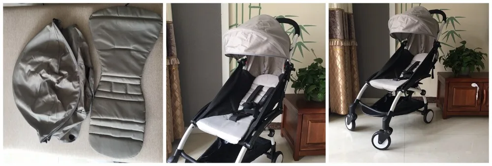 baby stroller accessories on sale Textile 165 SunShade+seat cushion Baby Stroller Accessoire Fit for yoya strollers mat sun canopy shield poussette pad oxford baby stroller accessories essentials