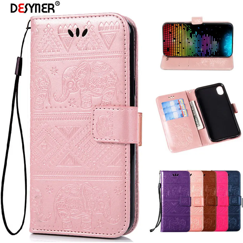 Flip Wallet Phone Case For iPhone X XS XR XS Max Luxury PU Leather