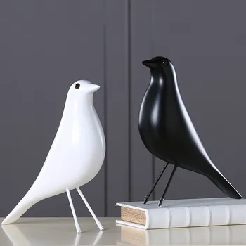 

Mid Century Figurine House Bird Animal Statue Dove Of Peace European Mascot Home Decoration Accessories Bar Coffee Decor Cfee