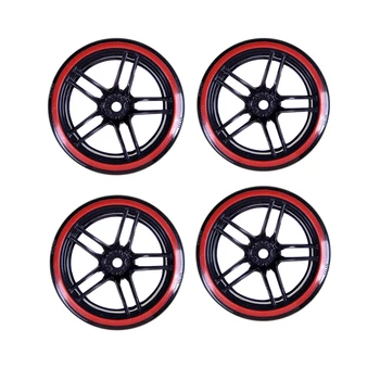 

1:10 Rally Car Wheel Rim and Tire Fit For HSP HPI 9068-6081 On Road Car
