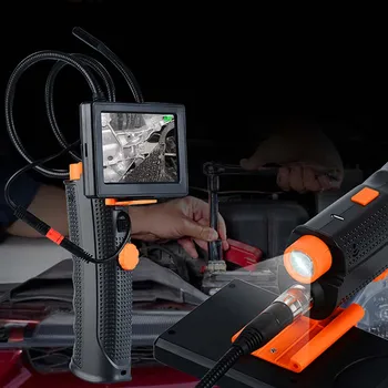 

New Waterproof Camera Professional Handheld 4.3 Inch Endoscope Snake Borescope Industrial Video Inspection