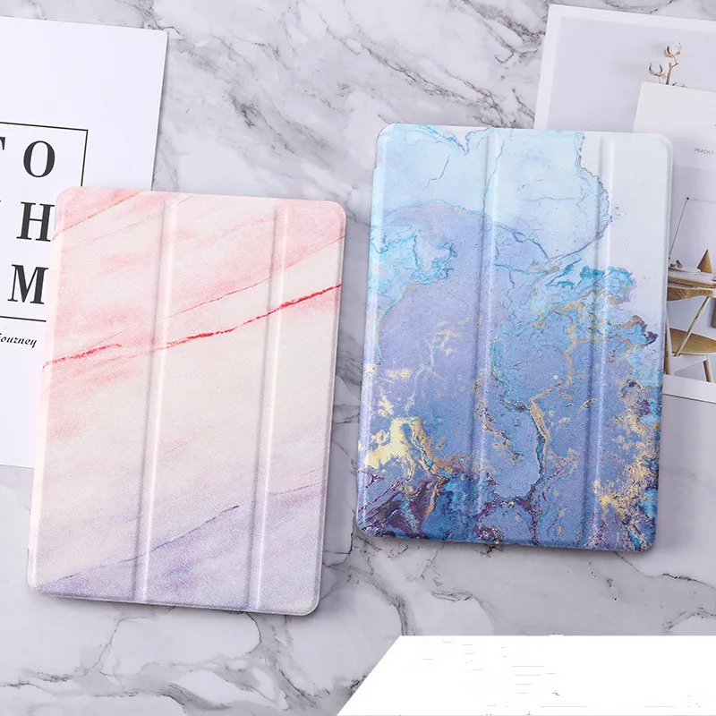 

Ultra Thin For iPad Pro 10.5 Case PU Leather& TPU Soft Transparent Back Smart Cover for iPad Air3 10.5 2019 Tri-fold tablet case