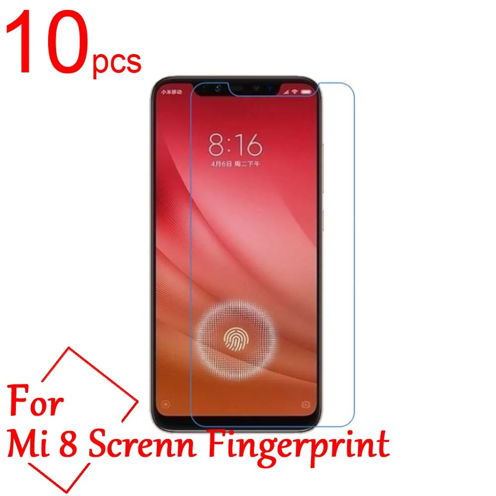 

10pcs Ultra Clear/Matte/Nano LCD Screen Protector Cover for Xiaomi Mi 8 Lite Mi8 PRO Screnn Fingerprint Edition Protective Film