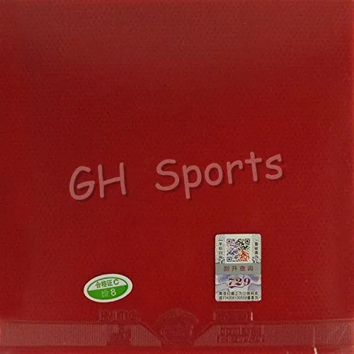 2 قطعة من RITC 729 الصداقة العامة زوج المطاط 1 الأحمر و 1 أسود بالنقاط ، في تنس طاولة المطاط مع الإسفنج 2.2mm