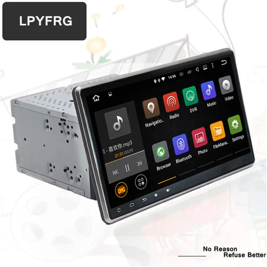 Flash Deal Android 9.0 Octa Core 4G RAM car dvd player for Toyota Hilux VIOS Old Camry Prado RAV4 Prado 2003-2008 GPS 4G LTE Network 2 DIN 2