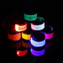 Нарукавники грелка велосипедный Пояс Светодиодный нарукавник светодиодный мигающий нарукавник Браслет нарукавник ремень для бега для велоспорта отражающий полосы