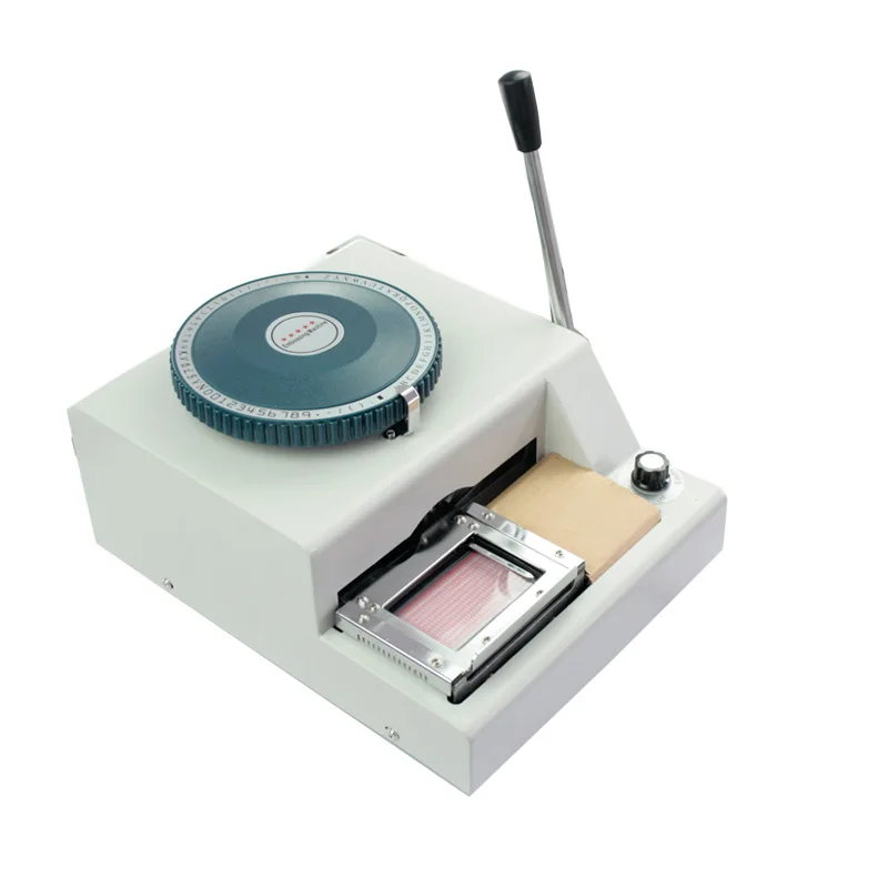 

Manual Character PVC Card Embosser Stamping Machine Embossing Machine