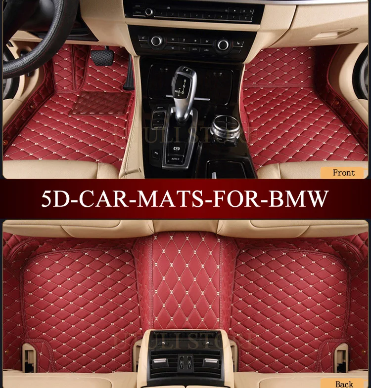 Автомобильные коврики для BMW 3/4/5/6/7X1X3X4X5X6 Z4 3D custom fit стайлинга автомобилей любых