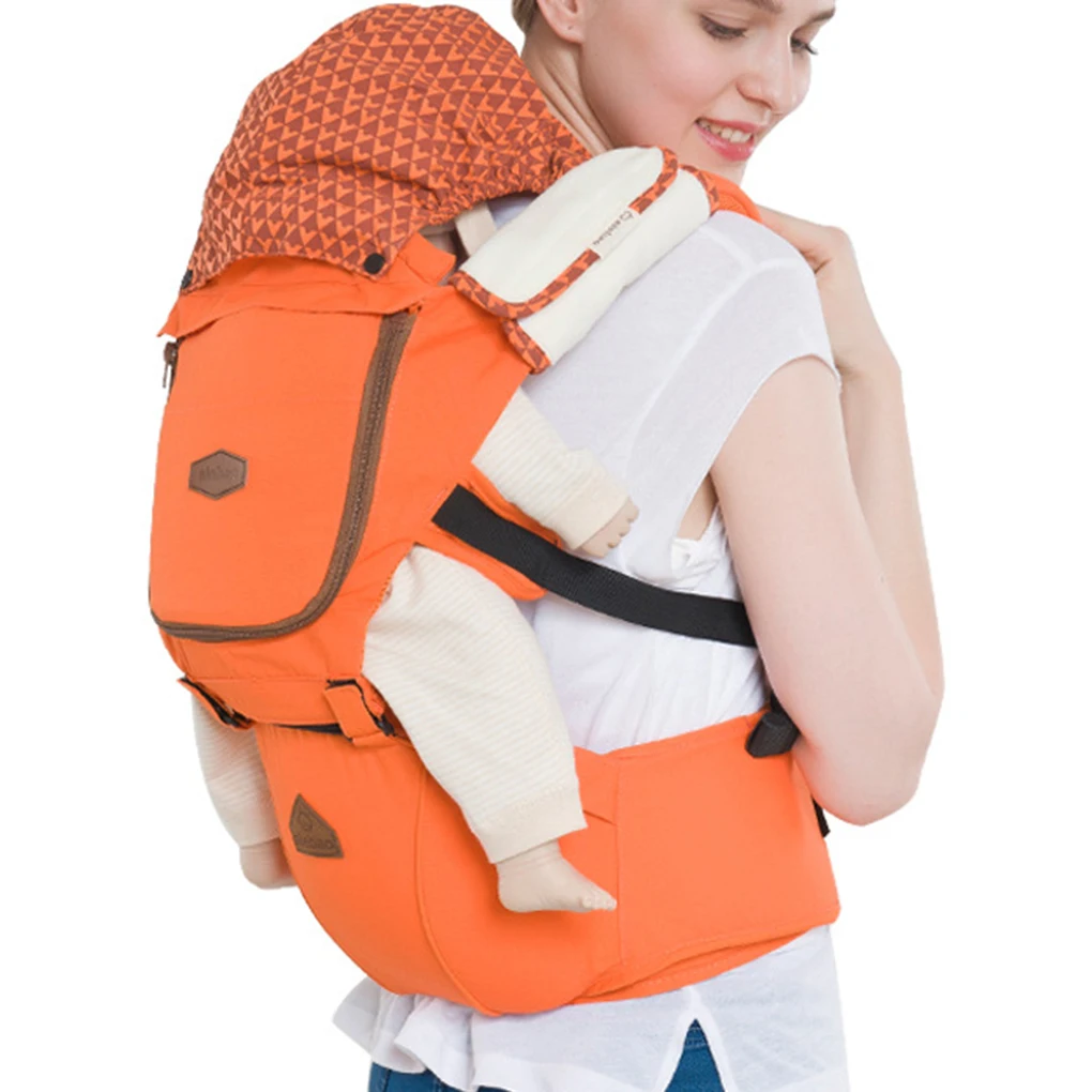 

Aiebao All Carry Positions Ergonomic Baby Carrier Backpack with Hip Seat Front and Back Breathable Backpacks Carrier A6618
