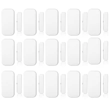 433 МГц беспроводной оконный магнитный датчик двери детектор для домашней беспроводной сигнализации 15 шт./партия