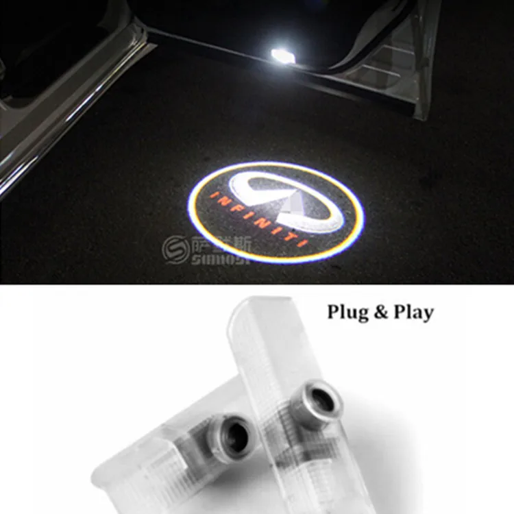 2x LED Car door courtesy laser projector Logo Ghost Shadow Light