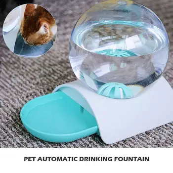 

Pet Automatic Drinking Fountain With Spherical Water Bottle Cat Water Feeder Dispenser Don't Worry About Pet Water
