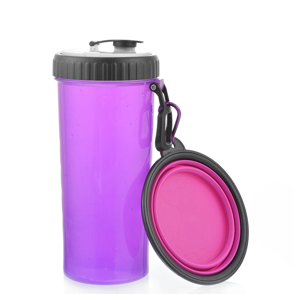 

Hoomall Foldable Dog Bowl Water Bottle Set Portable Tour Food Container For Dogs Rubber Kitten Puppy Dog Feeder Pet Accessories