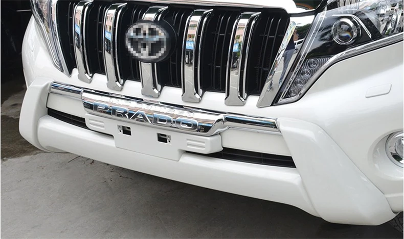 Автомобиля бампер передний охранник для Toyota Land Cruiser Prado FJ150. бампер плиты высокое качество авто Интимные аксессуары