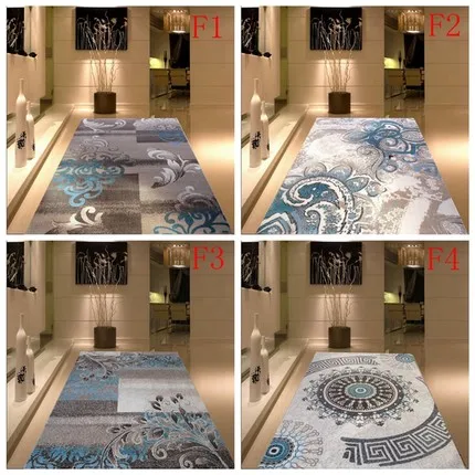 Encrypted thick washable simple modern style living room bedroom pattern carpet environmentally friendly ins Nordic carpet