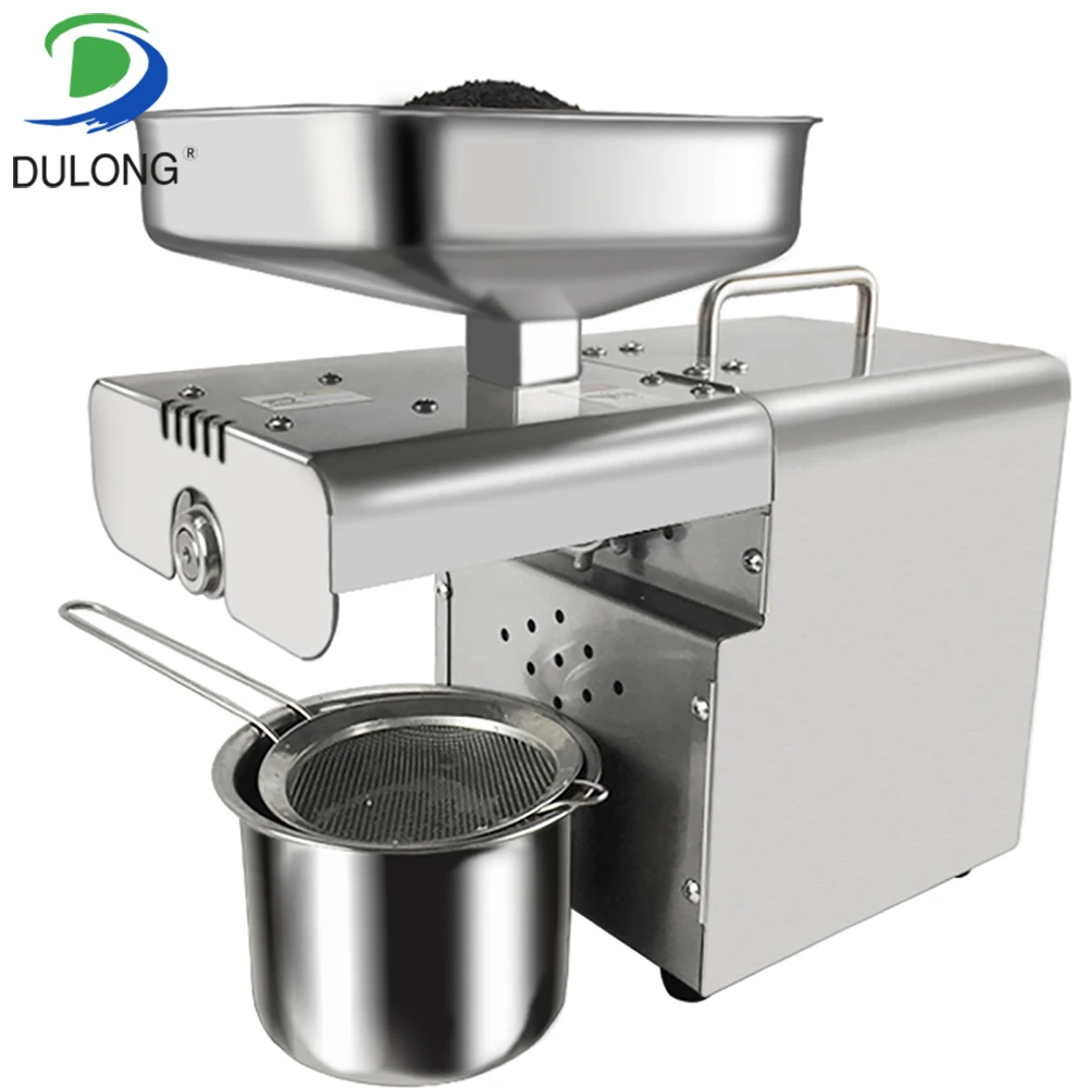 

Automatic home use oil press machine multifunctional peanut sesame seed small oil press high oil extraction rate stainless steel
