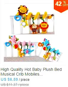 Милое плюшевое одеяло с изображением обезьяны и лошади, игрушка для новорожденных, Младенческая, кукла животного из мультфильма, комфортная подвесная игрушка для детской кроватки