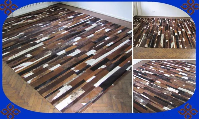 

2018 Бесплатная доставка 100% натуральный ворсистый коврик из воловьей кожи