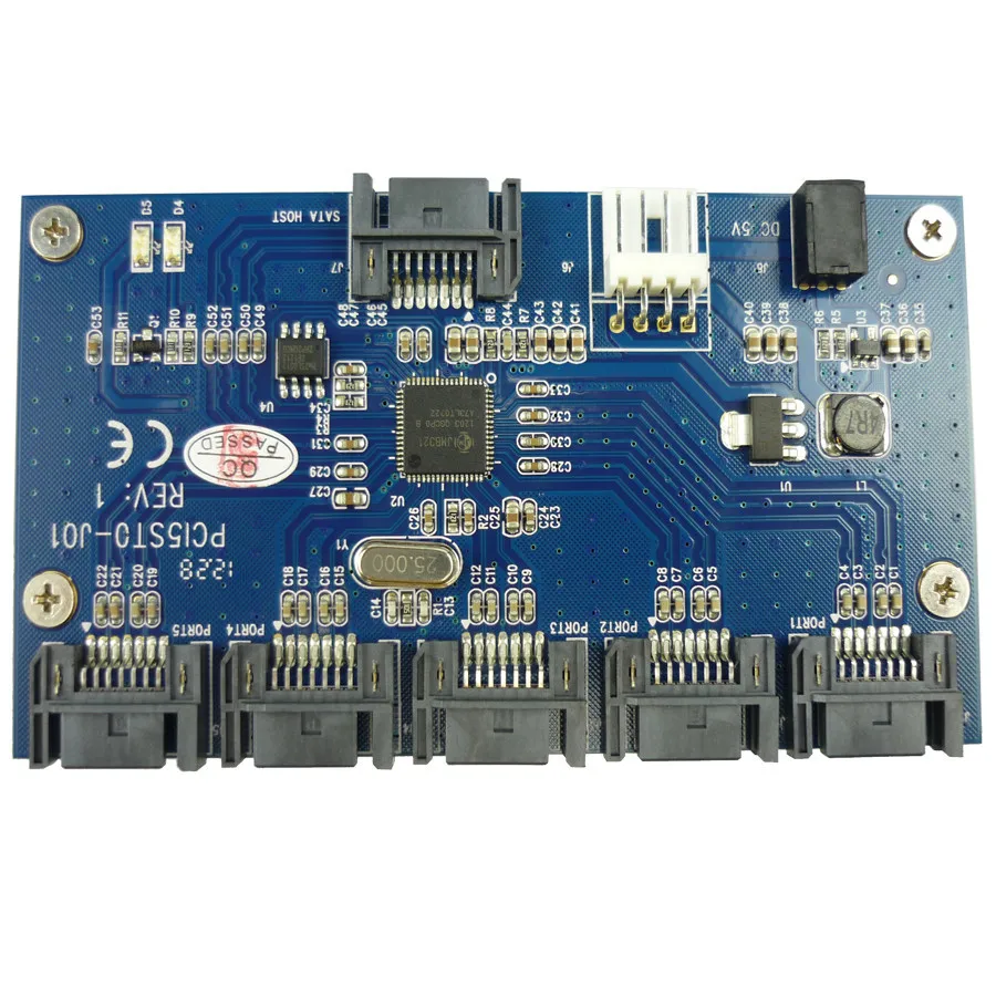 От 1 до 5 портов SATA II/SATA 2,0 адаптер мультипликатора SATA 3GB PM riser card