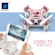 Cheerson CX-10W CX10W RC Drone Wifi HD Camera Video FPV Remote Control Toys uadcopter Helicopter Aircraft Plane Children Gift