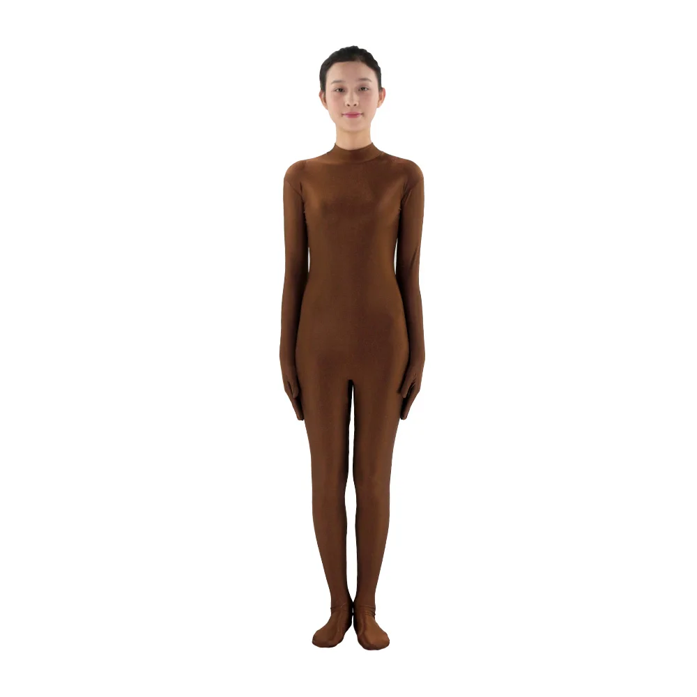Body Suits For Women Long Sleeve Round Collar Unitard Lycra Bodysuit Nylon Custom Brown Footed Costumes Full Body Tights Brown Unitard Suits For Womensuit Suit Aliexpress Body Suits For Women Long Sleeve Round Collar Unitard Lycra Bodysuit Nylon Custom Brown Footed Costumes Full Body Tights Brown Unitard Suits For Womensuit Suit Aliexpress