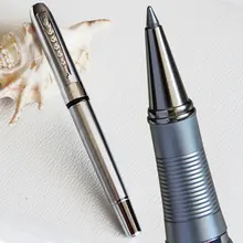 Роликовая шариковая ручка Jinhao 250, серебряная обшивка и зажим