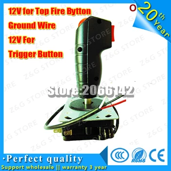 

Grap Arcade flight yoke stick Joystick 8 way joystick with two trigger and top fire buttons