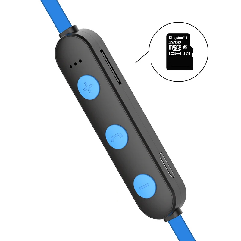Магнитные Металлические беспроводные наушники для бега Спортивная bluetooth