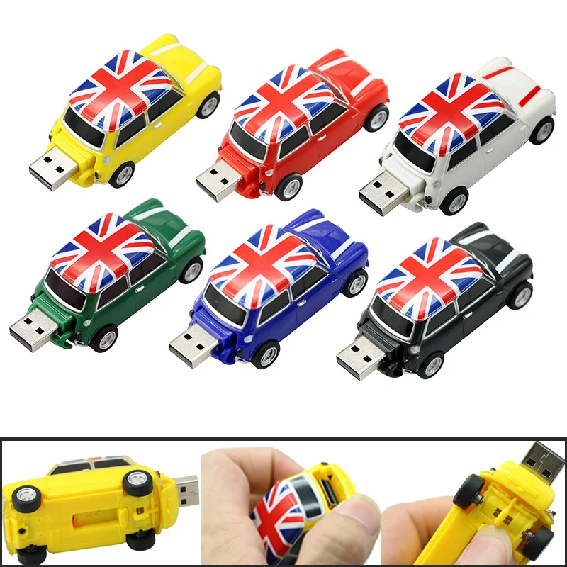  New elegant England car cool creative Gift usb flash drive memory stick 4GB 8GB 16GB pendrive external storage usb memory stick 