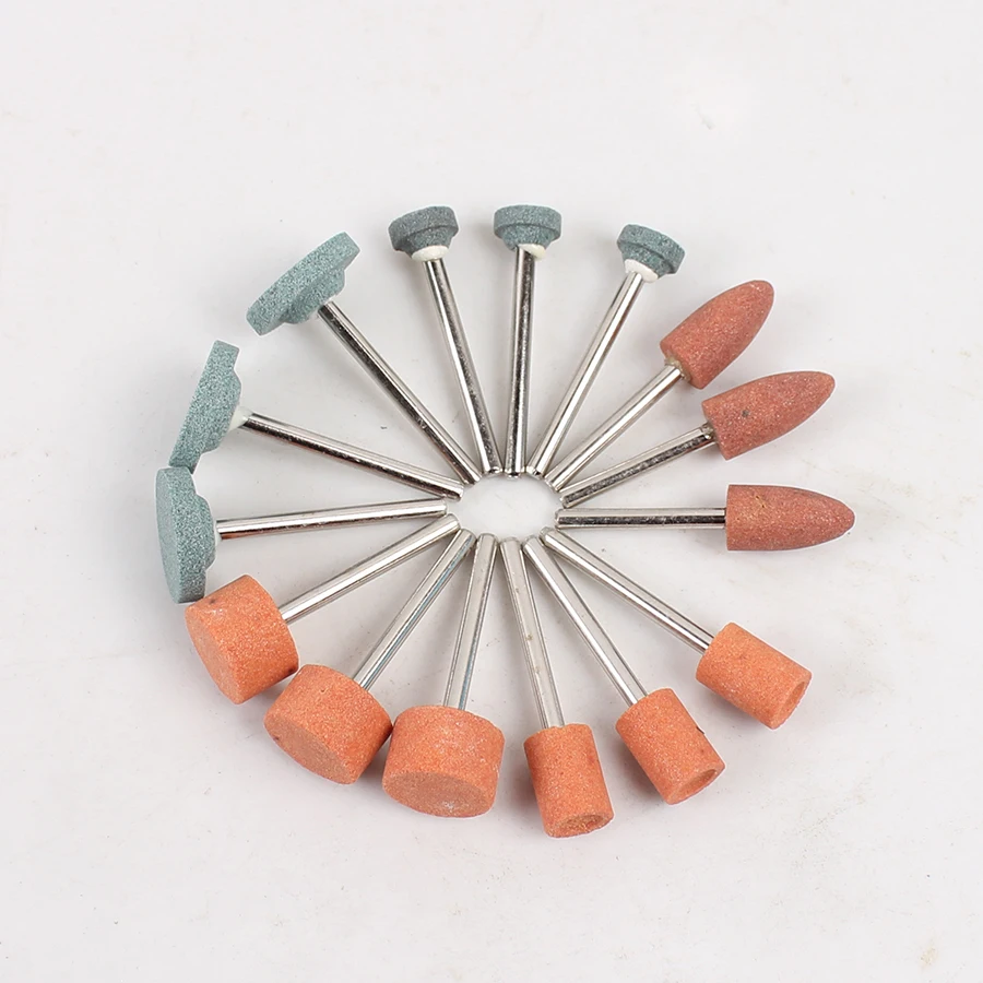 15pcs/set Abrasive Mounted Stone For Dremel Rotary Tools Grinding Stone Wheel Head Dremel