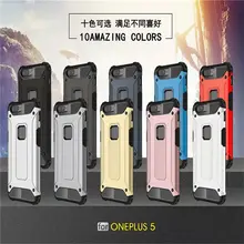 50 шт./лот Роскошные противоударный Вернуться Жесткий ПК Мягкий силиконовый гибридный Панцири чехол для One Plus 5 OnePlus пять