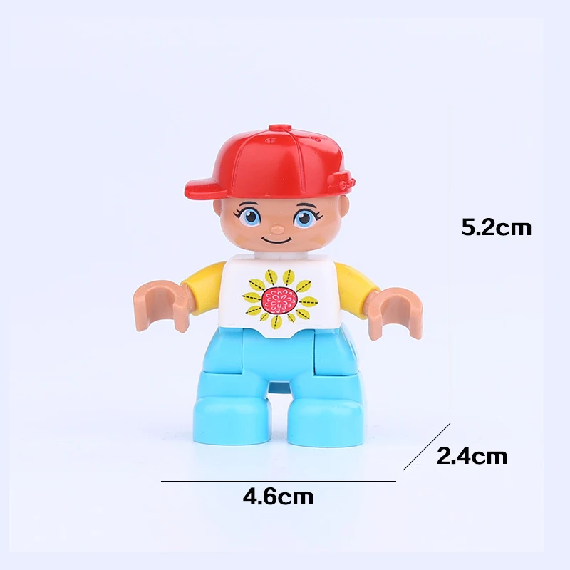 

Legoing Duplo Toys for Children Movie Character Educational Hot Sale Gift Building Blocks Plastic Toys City Figures Duploed City
