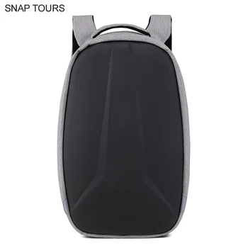 

SNAP TOURS Big Space Nylon Fabric Travel Backpack For Men Fashion Casual Waterproof Laptop Backpack With USB Male Bagpack