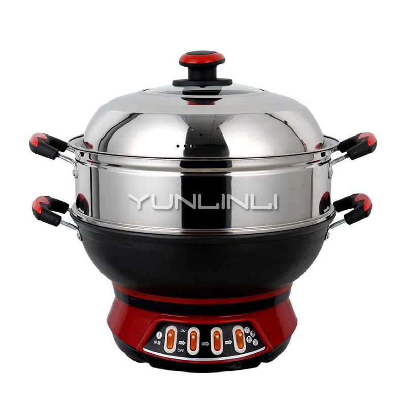 Мультифункциональная электрическая плита YUNLINLI 220 В бытовая чугунная кастрюля 32